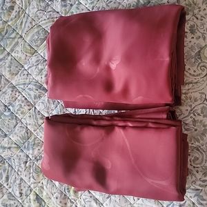 4-84" red wine black out  curtains